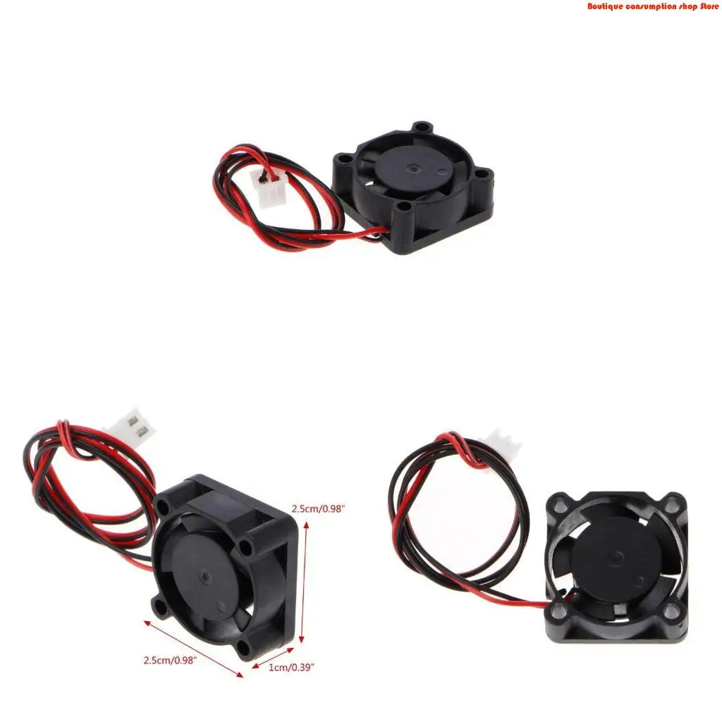 L9NA 2510 Brushless Extruder Fan 25x25x10mm 3D Printer Part for Reprap DC24V