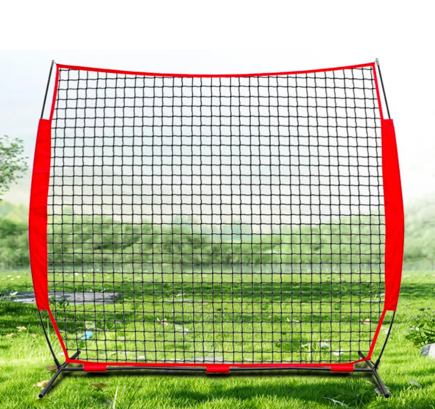 Customization   Hot Selling 7X7FT Baseball Net Baseball Practice Net for Batting Hitting Pitching and Throwing Large Mouth Baseb