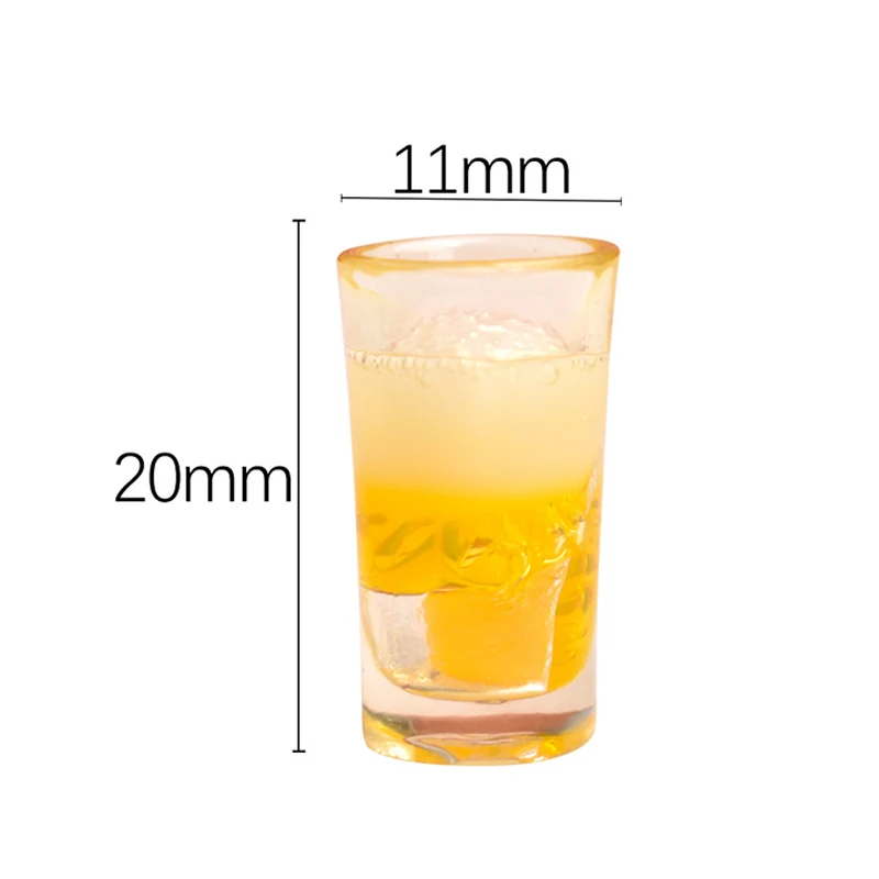 10pcs Miniature Toy Kitchen Beer Drinking Cups Mug Accessory Drink Model Toy Wine Mug Toy Doll House Decor
