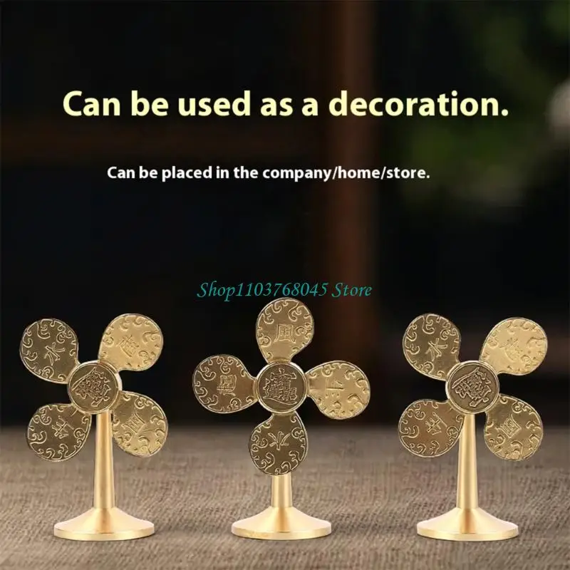 Pinwheels Statue Figurines Lucky Windmills Decors Sculpture Decorative Objects Table Centerpieces for Home Decorations