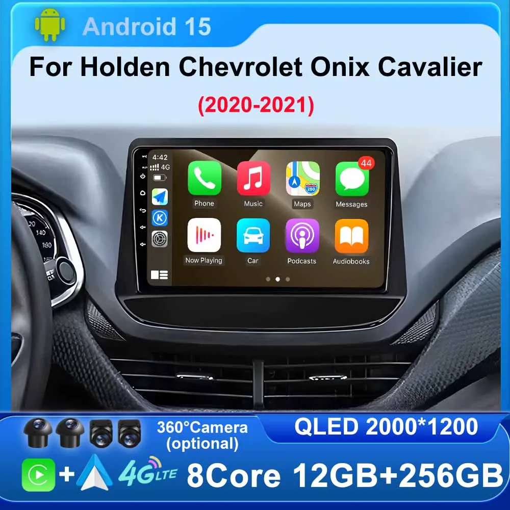 

Android 15 Carplay Car Radio for Holden Chevrolet Onix Cavalier 2020 2021 Navigation GPS Multimedia Video Player Stereo 2Din DVD