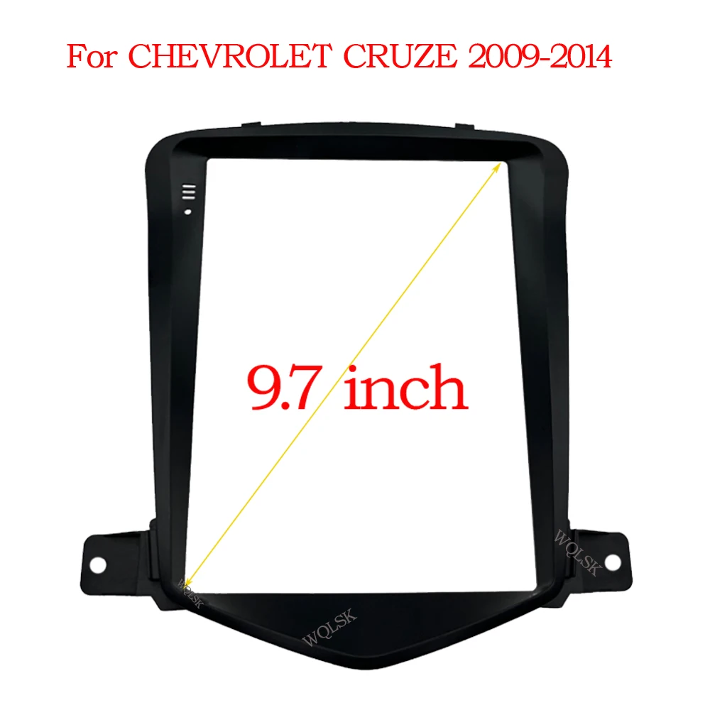 9.7 Inch for Chevrolet Cruze 2009-2014 Install Trim Panel Kit Fascia Panel Car Radio Multimedia Video Player Navigaion Frame