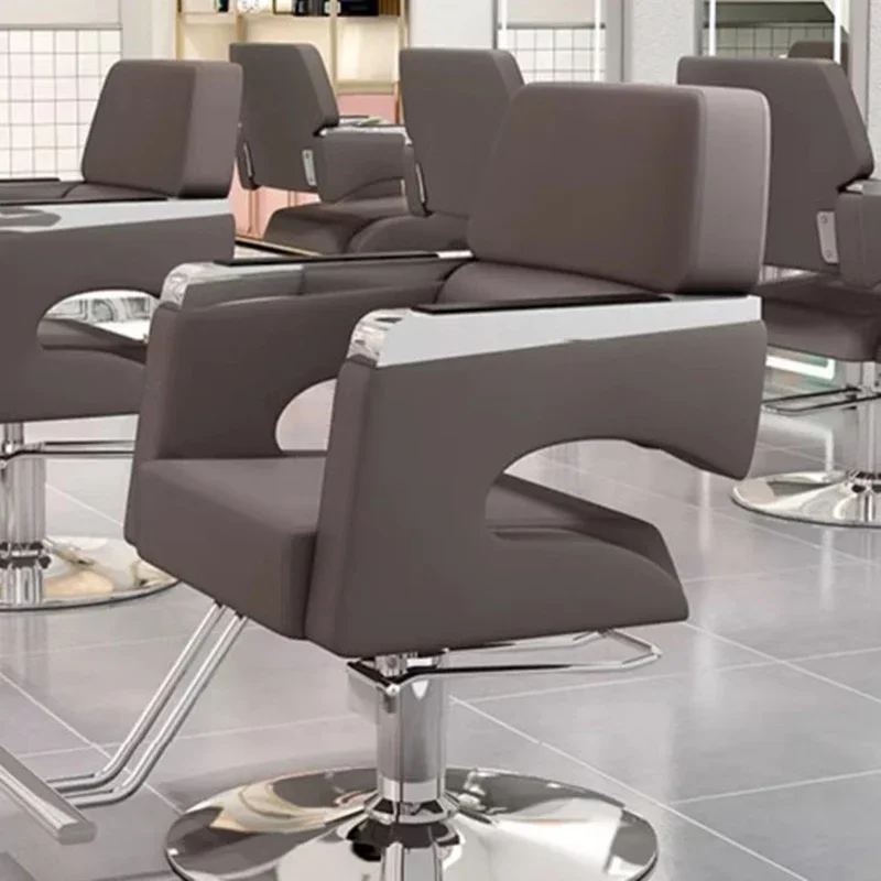 # Lift Barber Chairs Perm Hair Dyeing Commercial Furniture Sillas Nordic Professional Barber Chairs Modern Luxury Hairdresser