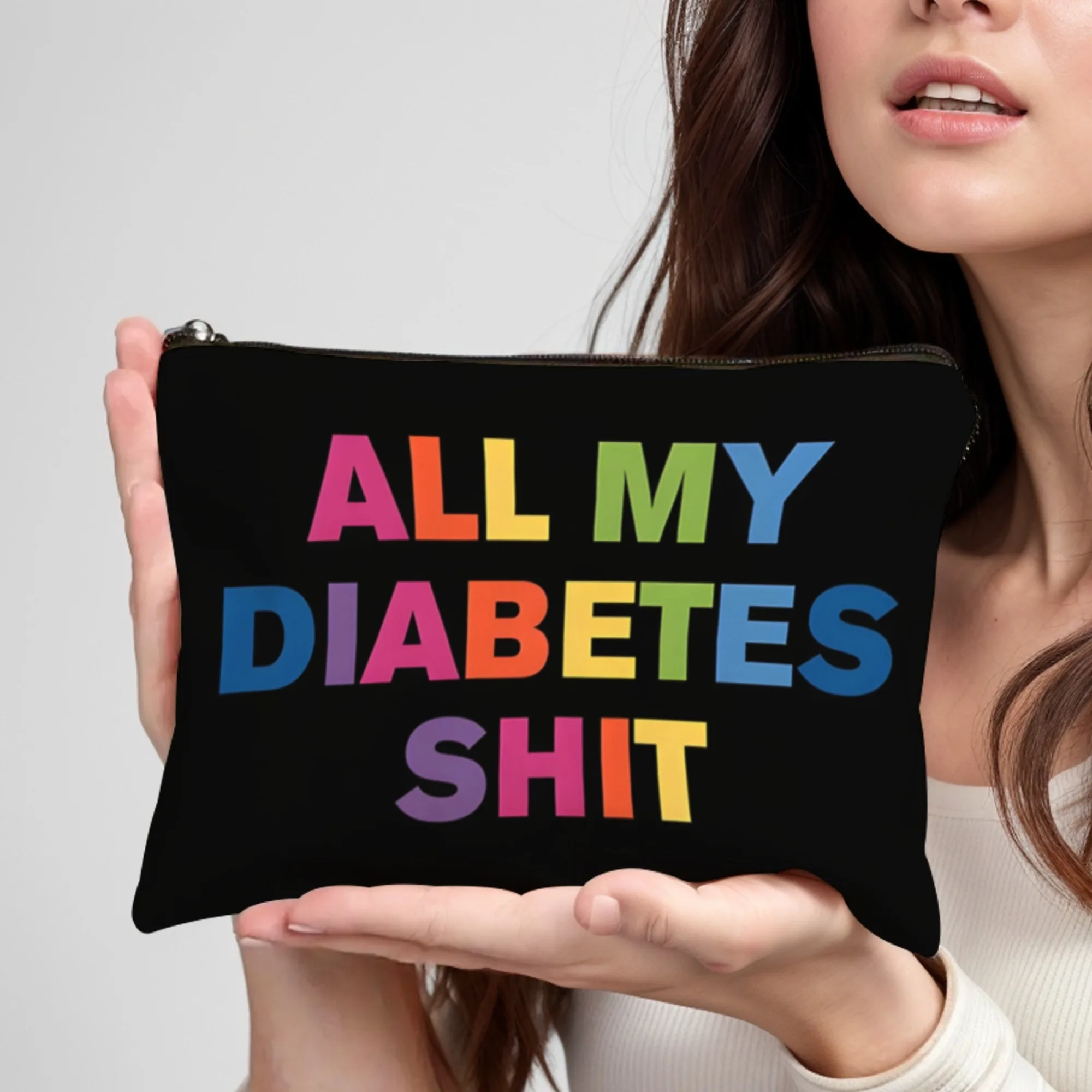 حقيبة عطر مكياج نسائية من Fashion Life Theme بديلة صديقة للبيئة من القماش قابلة للطي حقيبة تخزين #1