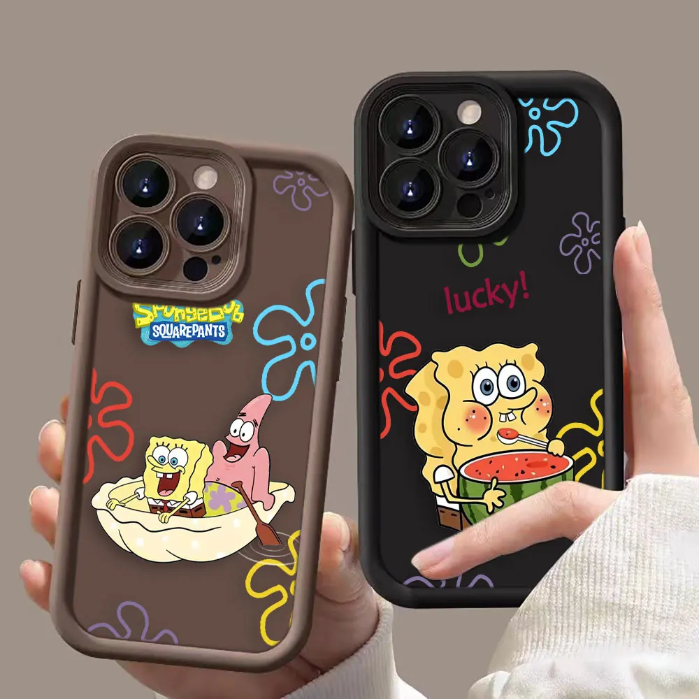 Lucky S-SpongeBob SquarePants Cover Phone Case For Google PIXEL 7 8 7A 8A 9 Oneplus 11 10R 8T NORD CE 4 LITE ACE 2 3 Case Funda