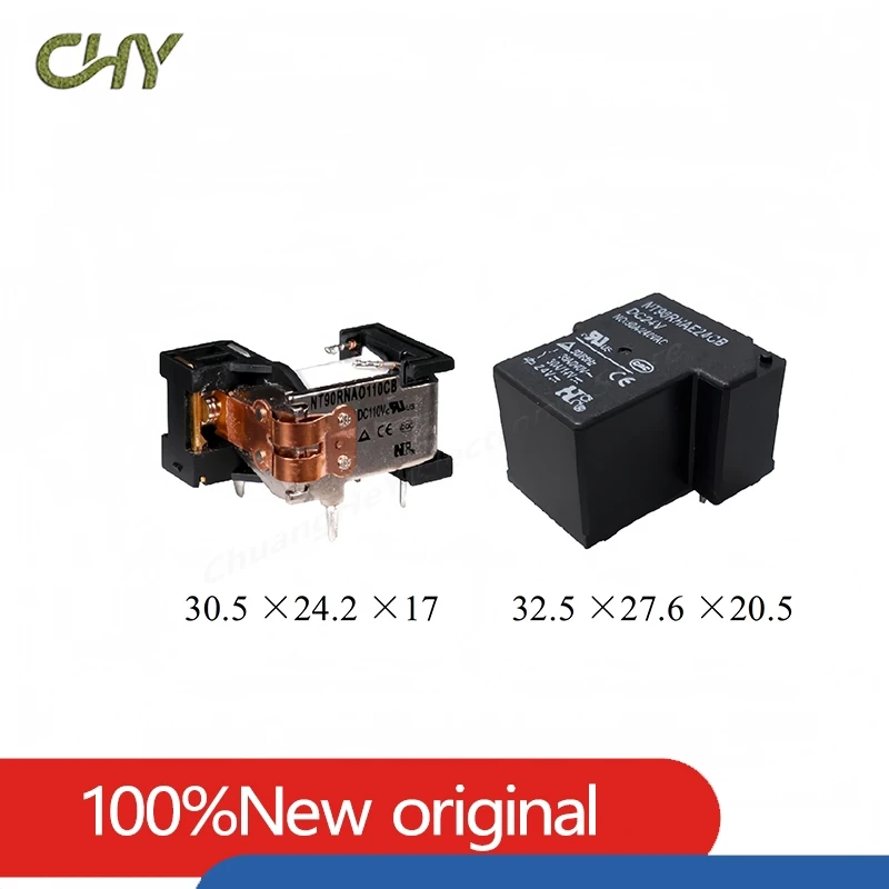 5PCS/lot Original New relay NT90RNAE05CB NT90RNAE12CB NT90RNAE24CB 4PIN 40A 5V 12V 24V Power relay