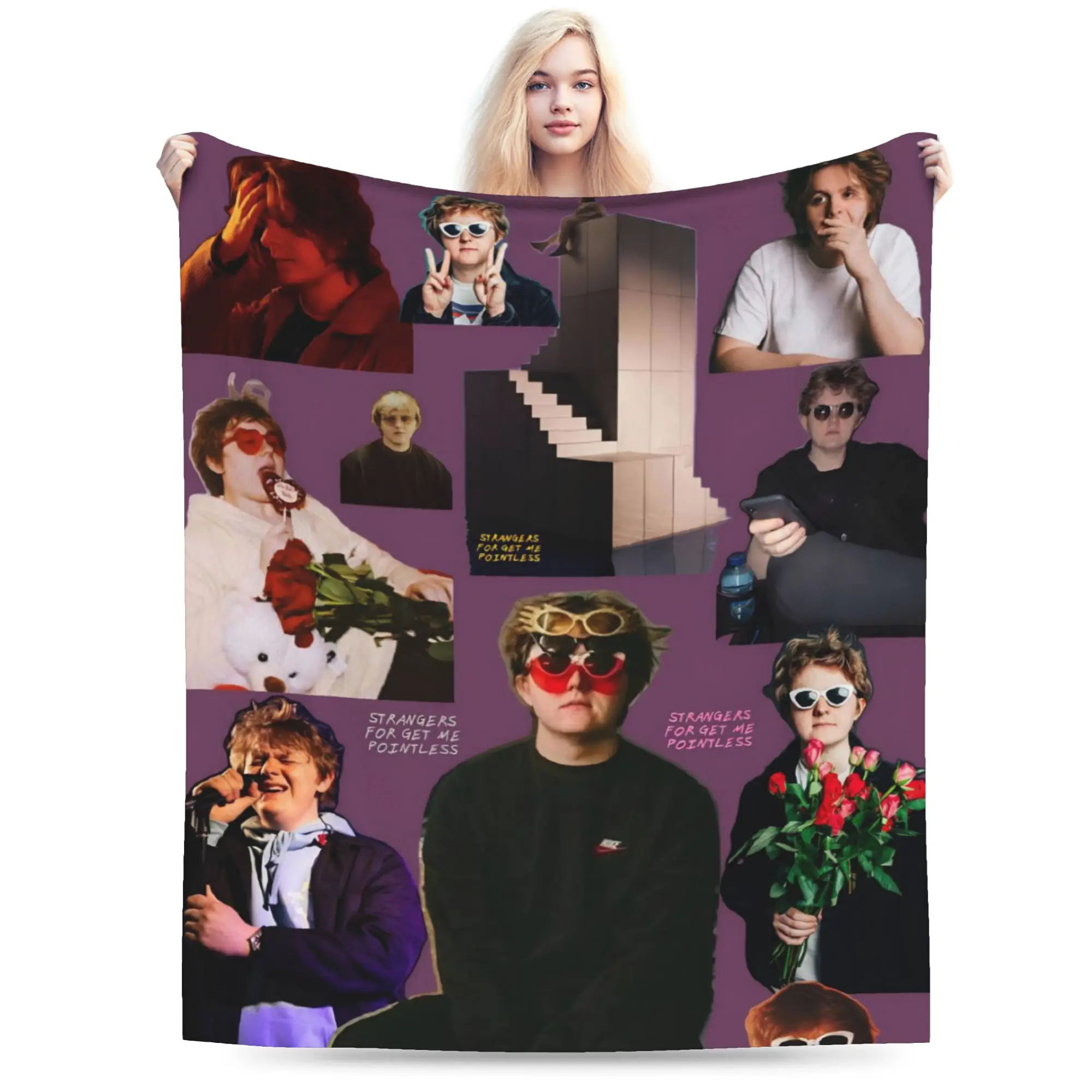 Lewis Capaldi Tour 2026 Print Blanket For Men Women Warm Cozy Fluffy  Throw Blankets for Couch 50x60 Inches Multi-size