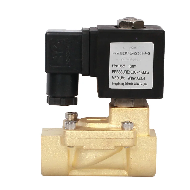 YCD11 high pressure solenoid water valve, pilot diaphragm solenoid valve, normally closed, diaphragm valve gas valve 1.6MPA