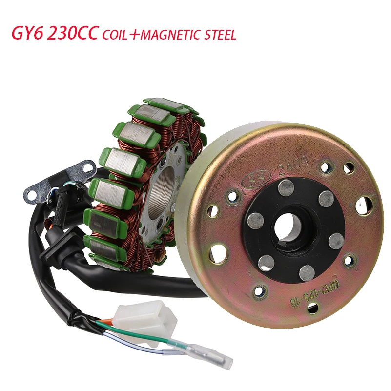 

GY6 230CC 18 pole magnetic stator traction coil suitable for motorcycle modification
