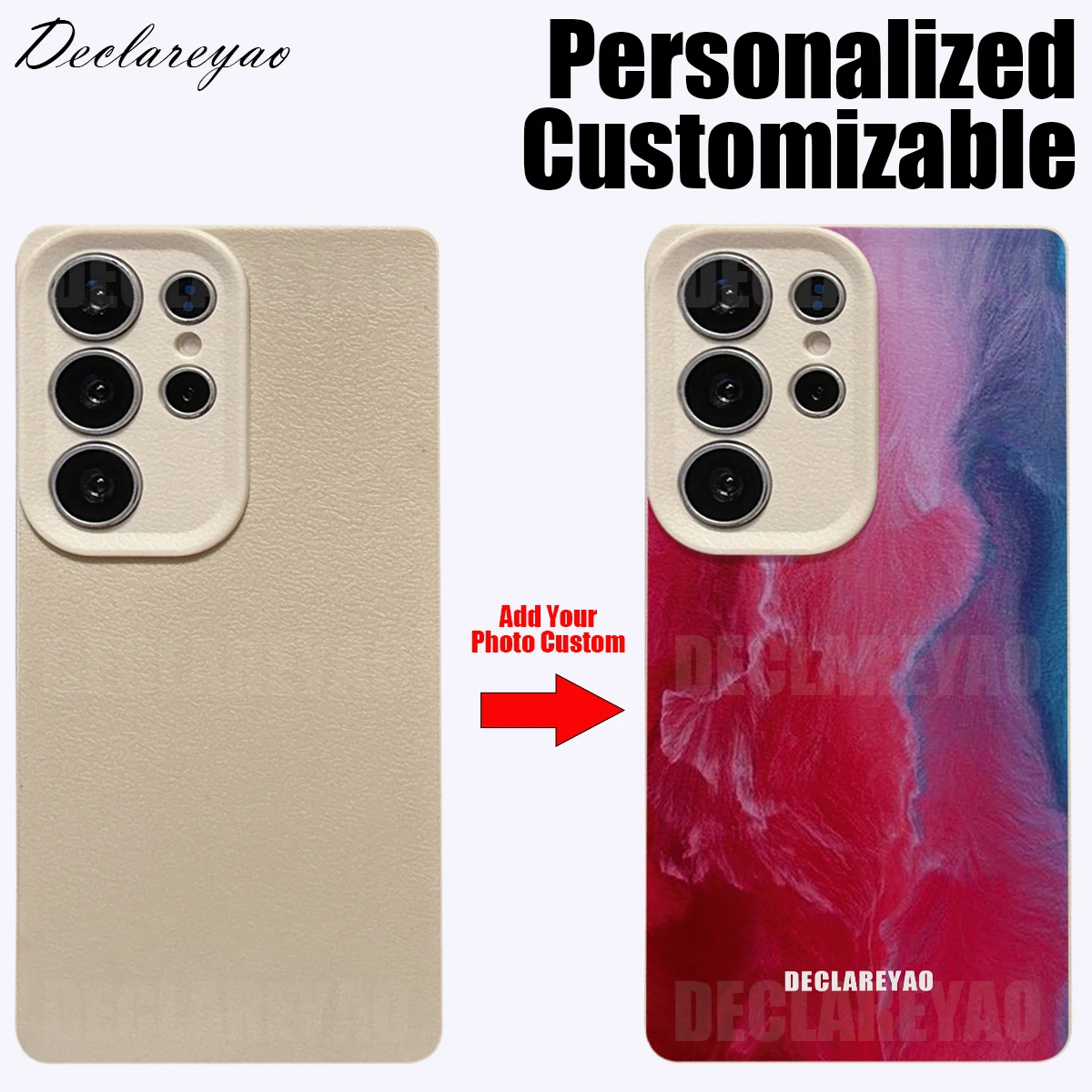 

Personalized DIY Name Photo Custom Leather Case For Samsung Galaxy A03 Core A03S A04 A04E A05 A05S A06 A07 A10 A11 A12 A13 Cover