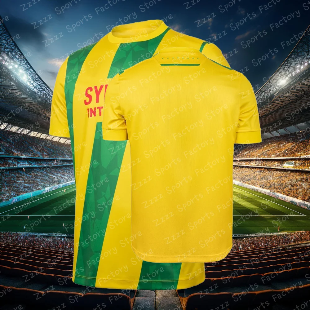 Ligue 1 24/25 Nantes Jersey Home/Away Adult Kids Training Sport Men's T Shirt Football Summer Short Sleeve Tops Soccer Tees