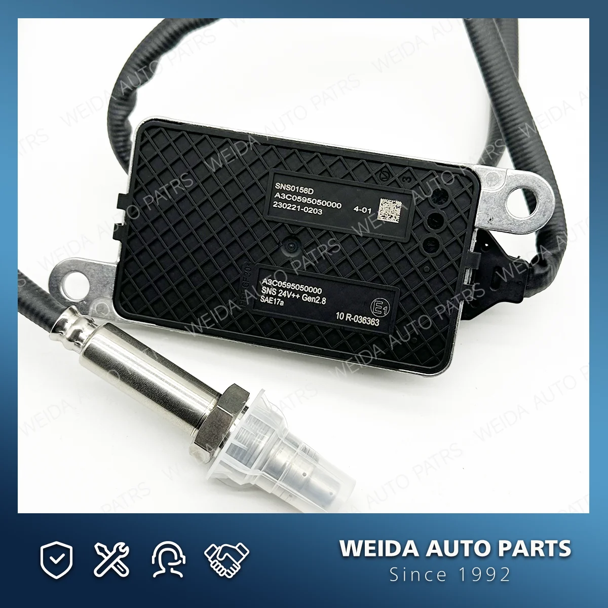 Nox Sensor A3C0595050000 Sns0156D Nitrogen Oxide Nox Sensor For Cummins Lambda Oxygen
