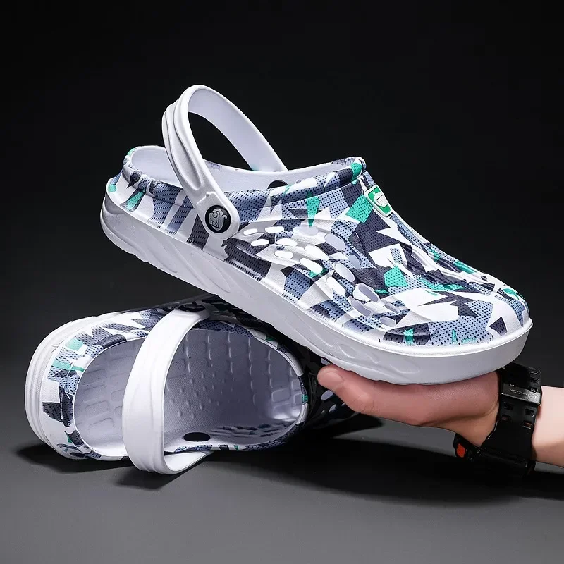 Light Mens รองเท้าแตะฤดูร้อนรองเท้าสําหรับชายกลางแจ้ง Wading Platform รองเท้าแตะชายหาดนุ่ม Antiskid กีฬาบุรุษรองเท้าแตะ