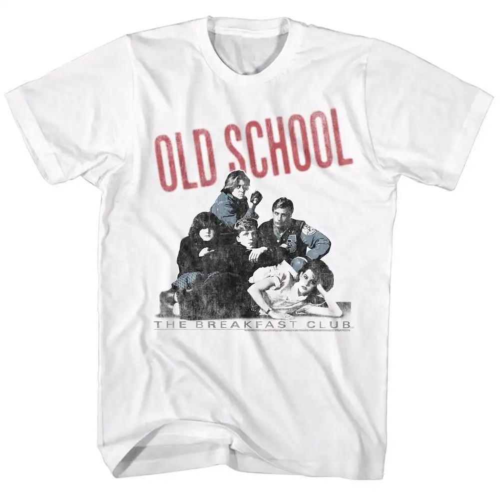 The Breakfast Club Old School White T Shirt