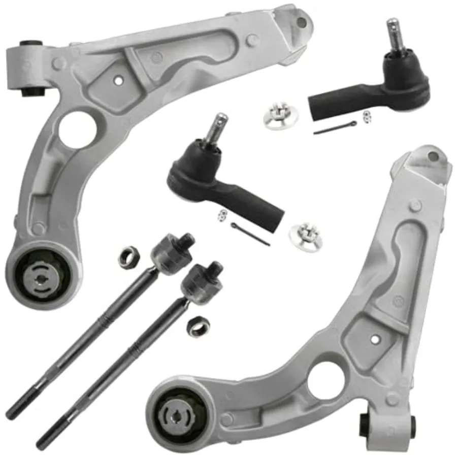 

Комплект передней подвески для Jeep 20142018 Cherokee 2 нижних рычагов 4 внешних внутренних рулевых тяг 2015 2016 2017, сменный костюм