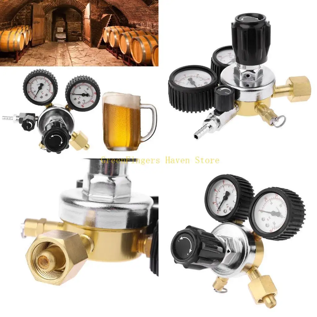 F68D CO2 Keg Beer Regulator with Pressure Relief 0-3000PS for Sodastream Bottle
