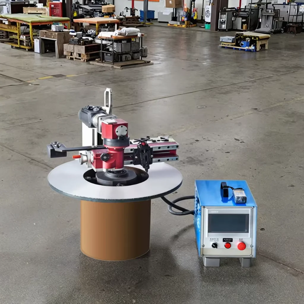 FLS-610 Electric Flange Facing Machine New Construction Automatic Continuous Grooving RTJ Groove on Pipe Gear Chamfering Machine