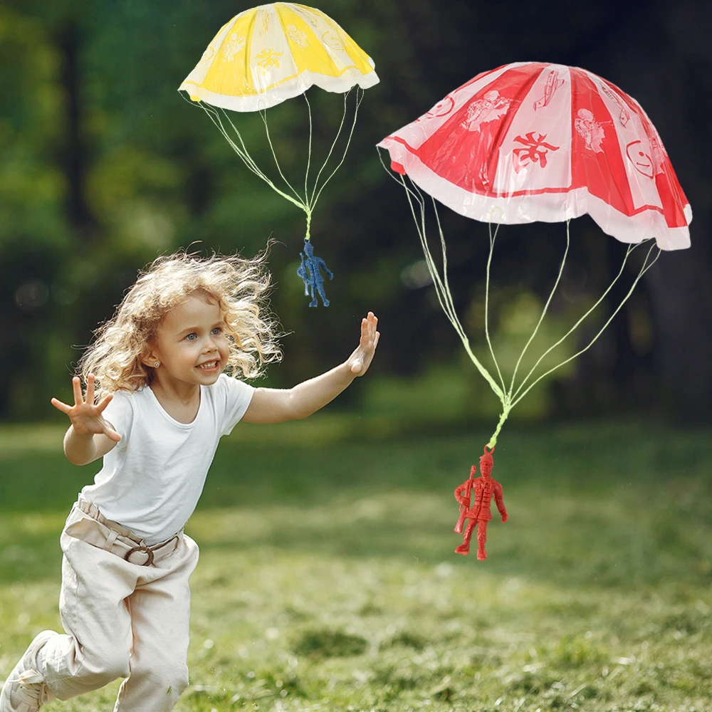 10-1Pcs Mão Jogando Parachute Voando Brinquedos para Crianças Educacional Jogos ao ar livre Esportes Entretenimento Sensorial Play Brinquedos Presente