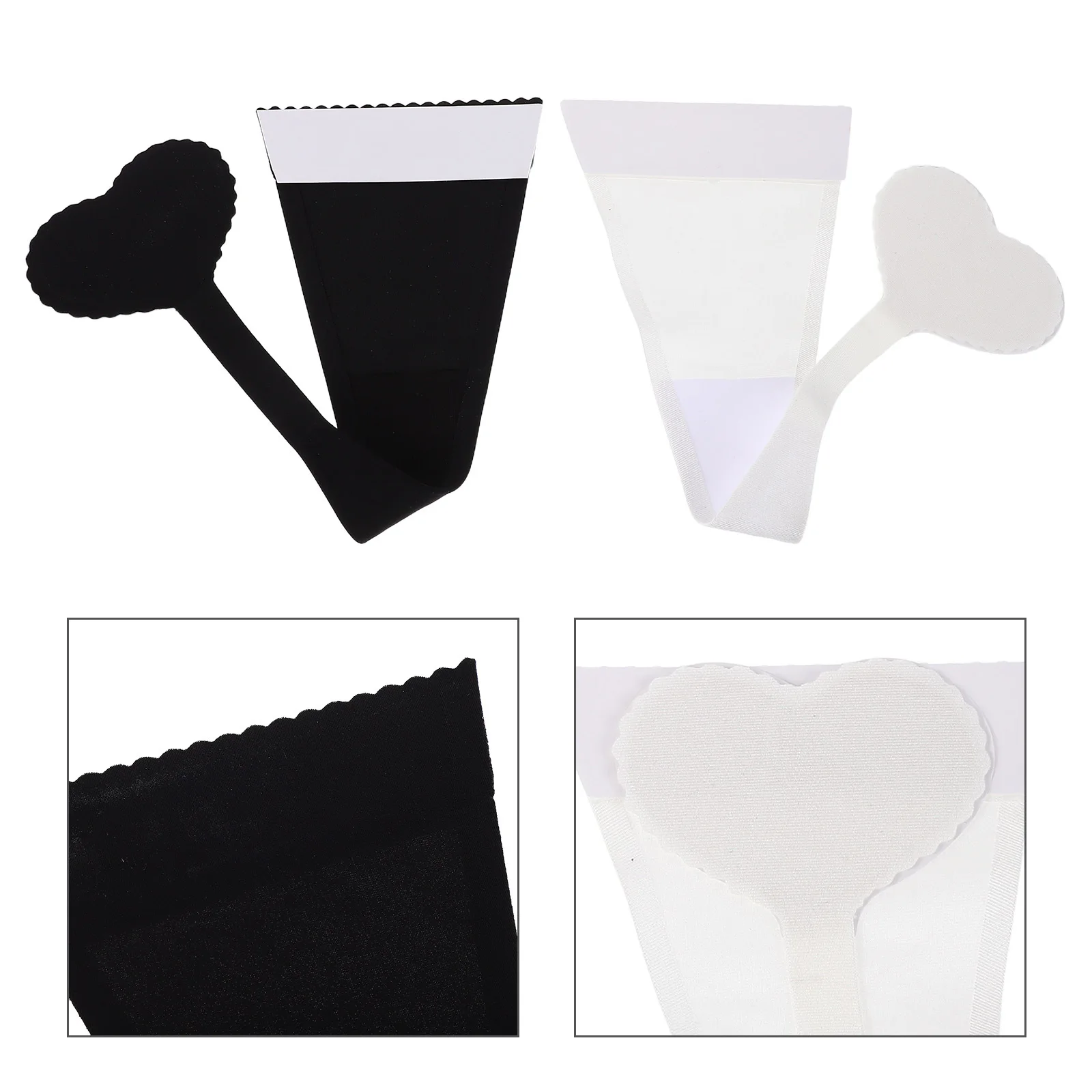 

2 шт., клейкие стринги в форме сердца, бесшовные невидимые стринги, многоразовые без трусиков, женское нижнее белье, нижнее белье в форме сердца