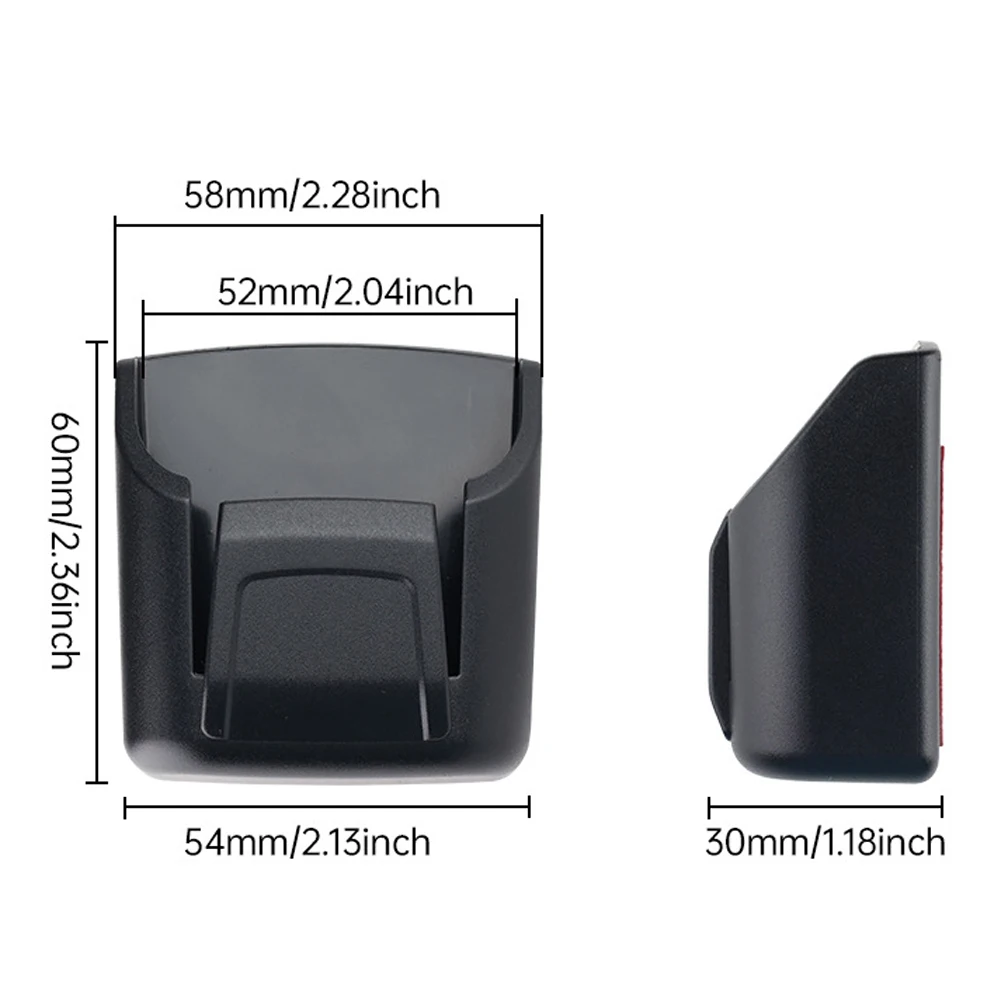 صندوق تخزين مفاتيح لوحة قيادة السيارة قابل لإعادة الاستخدام صندوق منظم لاصق خلفي مضاد للانزلاق منظم لوحة القيادة ملحقات ترتيب السيارة #6