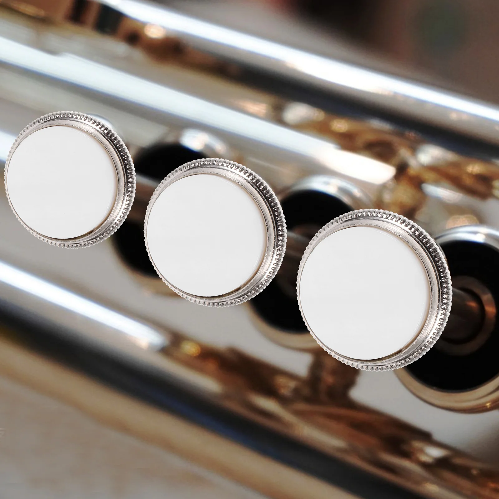 

3 Pcs Trumpet Valve Buttons Compact Zinc Alloy Replacement Parts Fit Many Models Easy Install Smooth