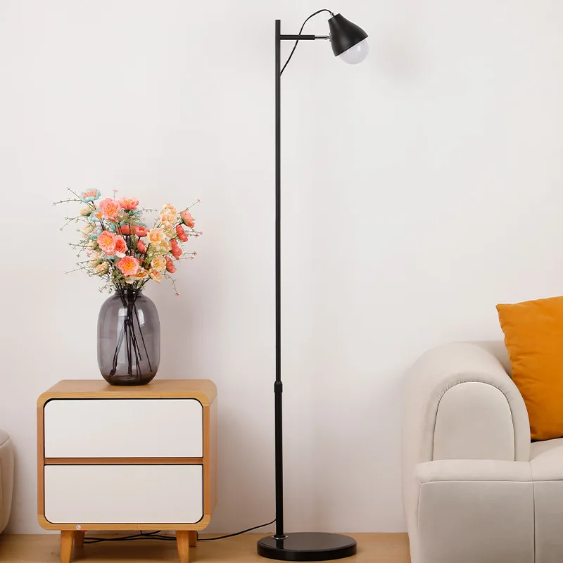 Nordic minimalist floor lamp Scalable and Adjustable Standing lamp living room bedroom Bedhead led lights 3 color light