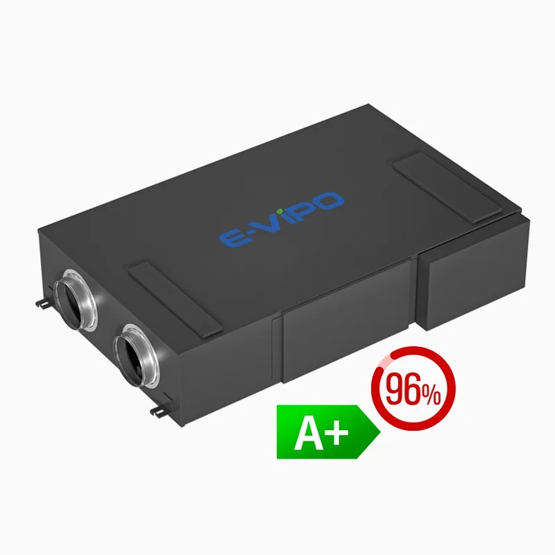 E-VIPO HRV Heat Recovery Ventilation VMC Double Flow Fresh Air Ventilation HVAC System Air Recuperator for Residential House