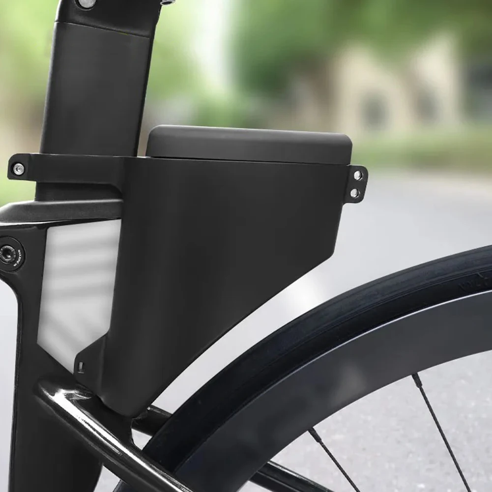 Bike Teardrop Seatpost Bag Hard Shell Bike Seatpost Torpedo Saddle Bag Large Capacity Cycling Storage Bag for Outdoor Sports