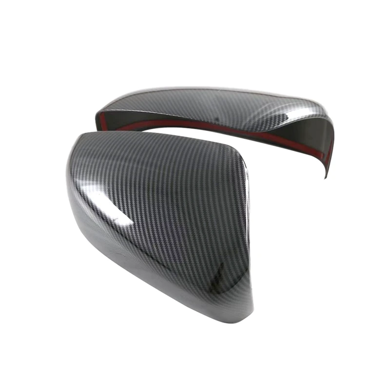 

For Subaru Crosstrek 2023 2024 Car Side Door Mirror Cover, Rearview Mirror Cover Trim Accessories ABS Carbon Fiber