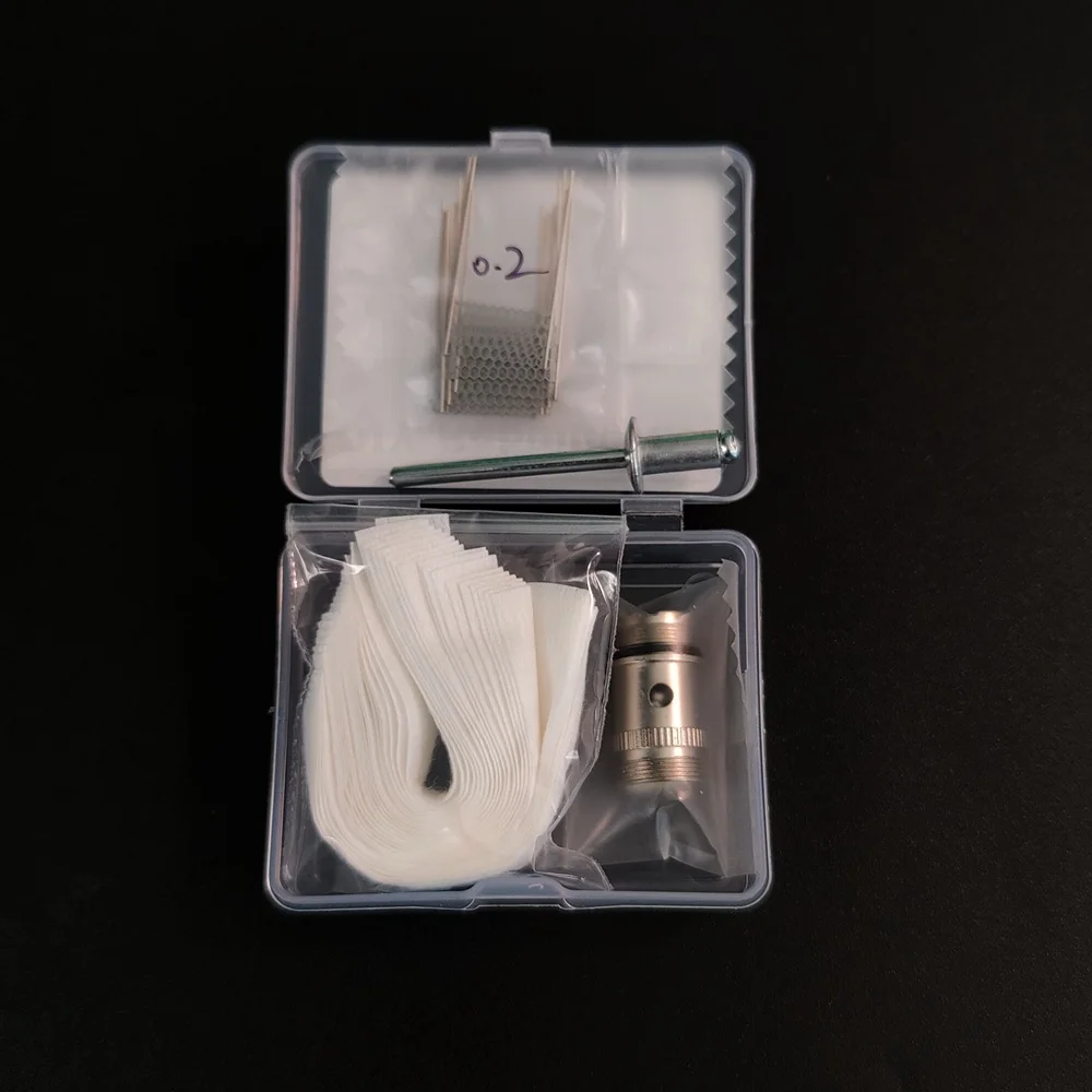 Hong Manual Repair Old EC Head Sheet Or Mesh Processing Tools Melo/iJust 2/3/4 Cottons Accessories Box/Bag Packaging
