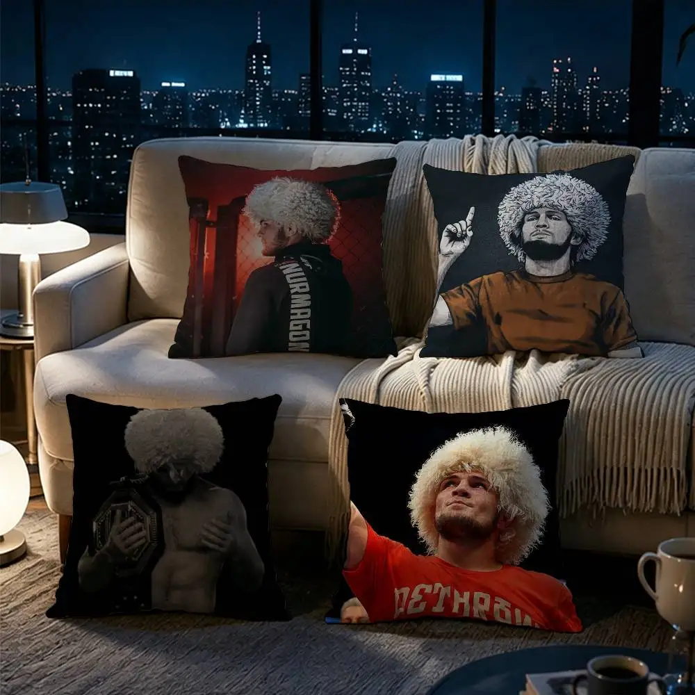 Khabib Nurmagomedov Pillow cover gift High definition digital printing,Surprise  vivid pattern Household.