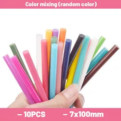 7mm Colorful Hot Melt Glue Stick High Viscosity Silicone Stick Handmade Diameter Household DIY Glue Rods Silicone Bars For Gun