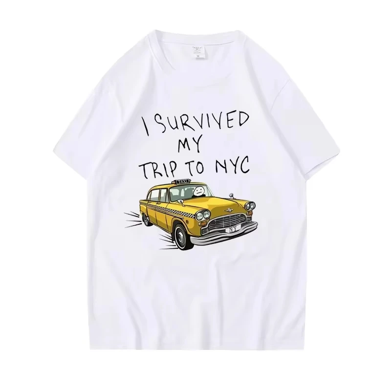 面白いTシャツ メンズ レディース ニューヨーク旅行で生き残 - Summer Clothing Nyc のレビューと価格