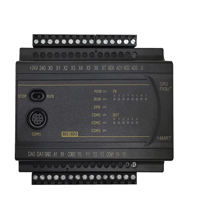 4-kanałowe wejście analogowe 0-20mA FX3U 14/24/32/40/60 MR/MT RS485 MODBUS Wyjście tranzystora przekaźnikowego
