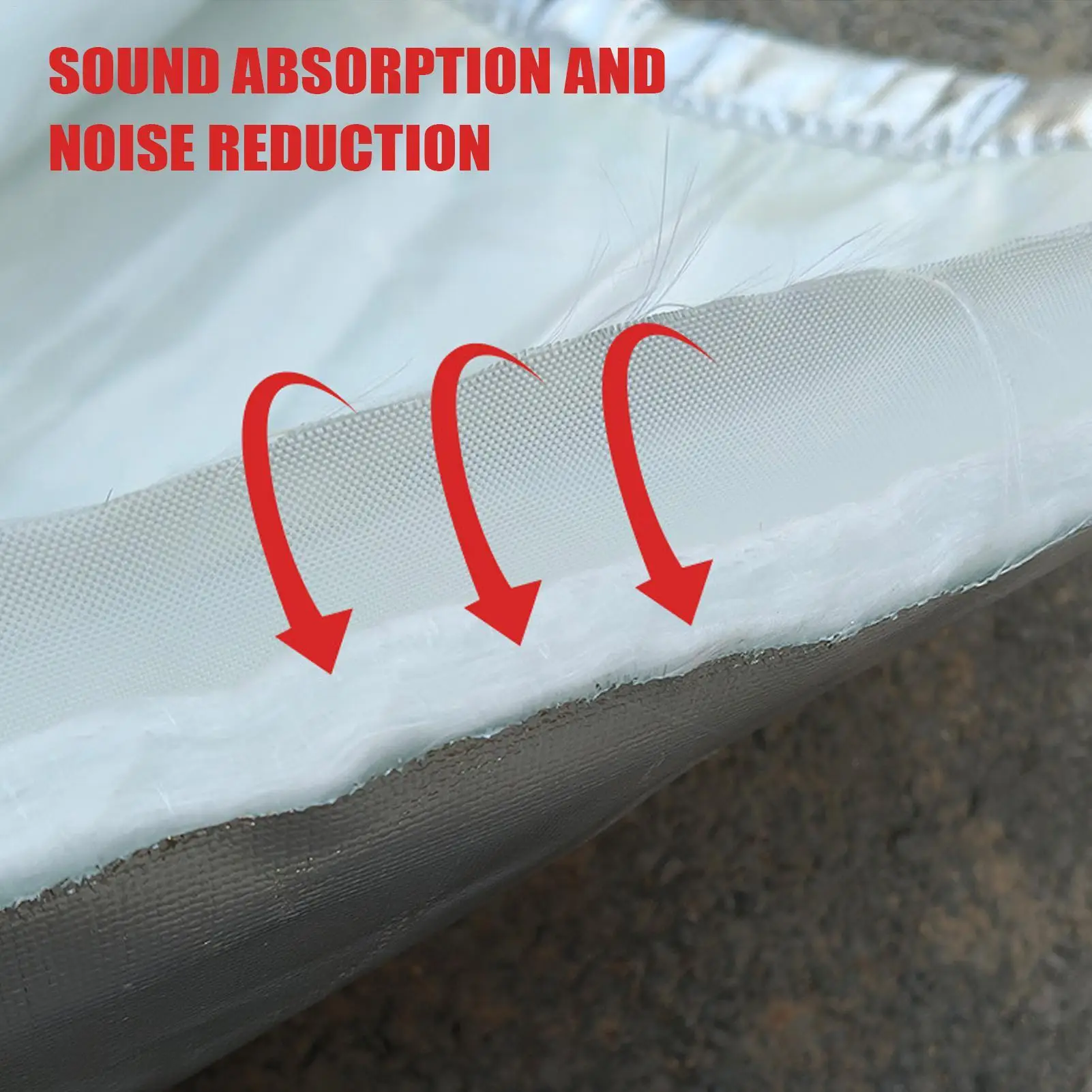 

Sound Deading Material For Cars Insulation Fireproof Harvester Chimney Insulation Mat For Trucks Sedans SUVs RVs Mechanics