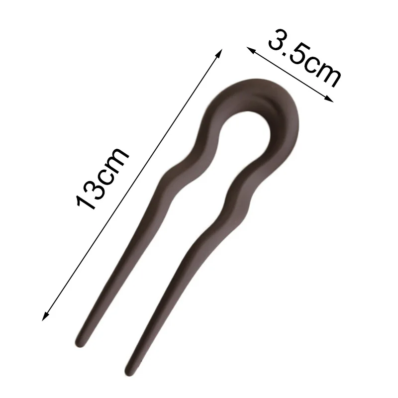 Fashion U-shaped Hairpin Hair Fork Elegant Women Girls Retro Hair Clip Jewelry Gift Bun Hairstyling Headwear Hair Accessories