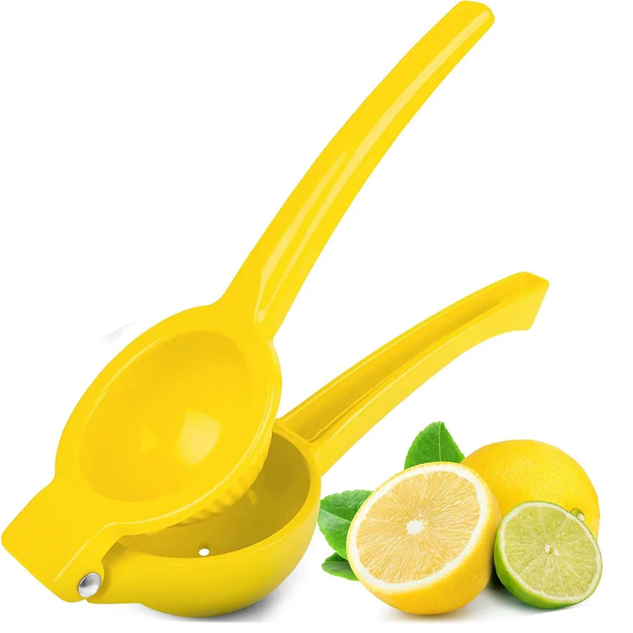 Manual Lemon Juicer Aluminium Alloy Hand Squeezed Orange Fruit Juicer Portable Utility Kitchen Sturdy And Durable, Maximum Juice