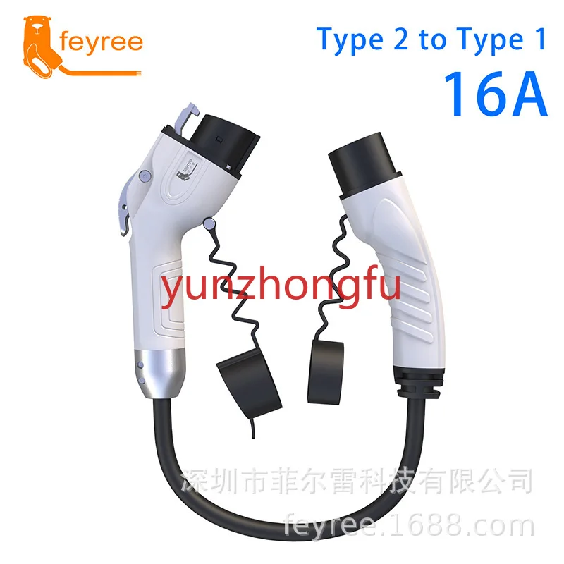 New Energy Household Adapter Cable Euro to Us Single-Phase 16a32a Charging Pile Ac Electric Car Converter