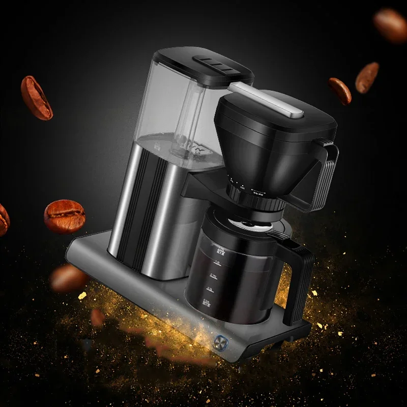 DL-KF1068 Coffee Machine Home Small Fully Semi-automatic Drip Coffee Machine Professional Coffee Machine