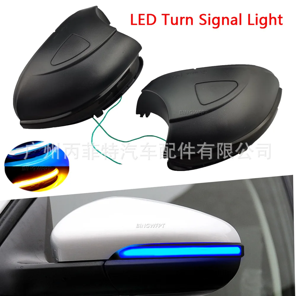 2pcs For Volkswagen Golf MK6 GTI R32 Touareg Retrofit LED mirror turn signals