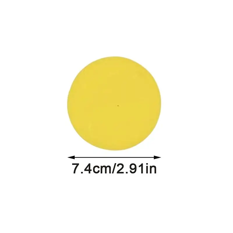 5/10pcs Self-Adhesive Color-Changing Film For Lights Warm Light Ambiance Lamp Replacement Sheets 74mm Light Stickers DIY Ambient