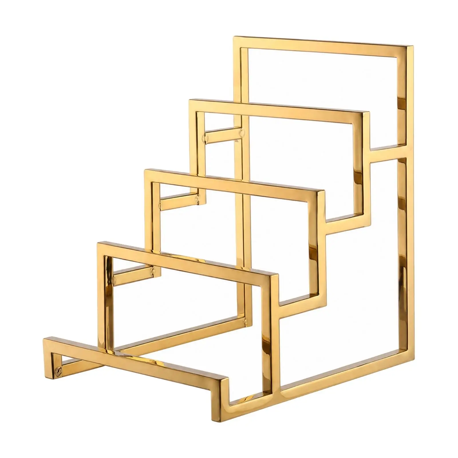 Wallet Holder Display Rack for Shop Counter Metal Shelf Storage Unit for Small Handbags and Purses Boutique Display Stand
