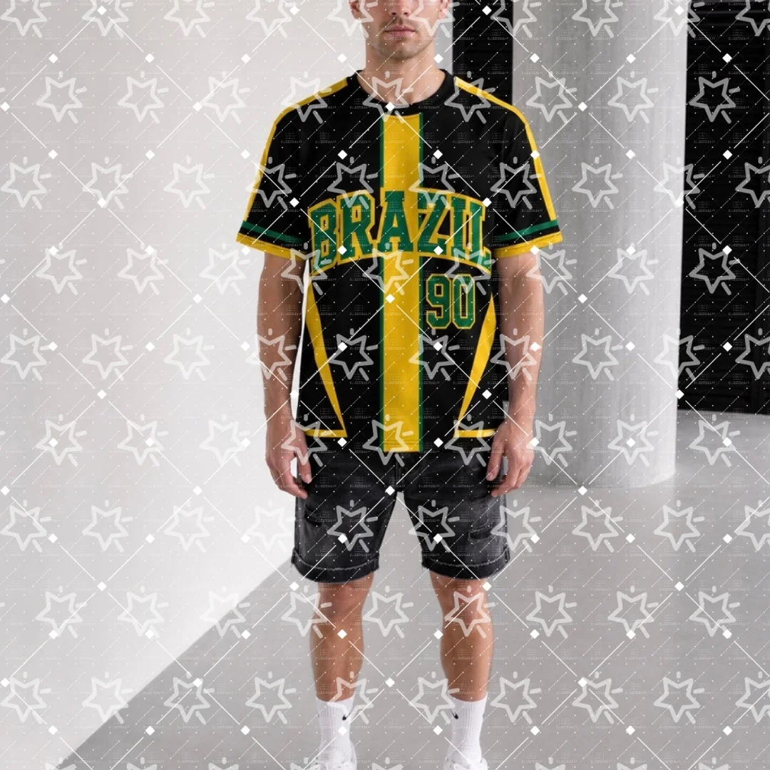 New Racing Style, Trendy Football Sportswear, Sports Casual Adult and Children's Universal T-shirt, Cool Motorcycle Style