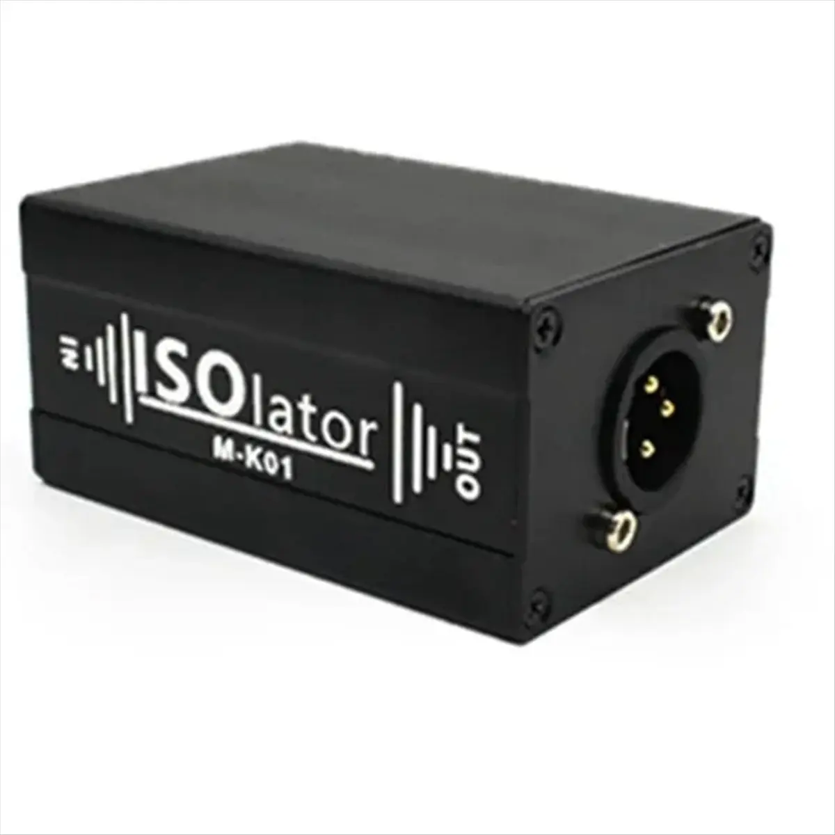 T35C XLR Audio Isolator Noise Reduction Filter Eliminates Current Noise Dual Channel 6.5 XLR Mixer Audio Signal Isolator