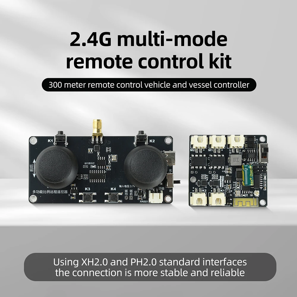 2.4G RC Remote Control Kit Long Range Dual Joystick Transmitter Receiver Servo Controller For DIY Modifications Vehicles RC Cars