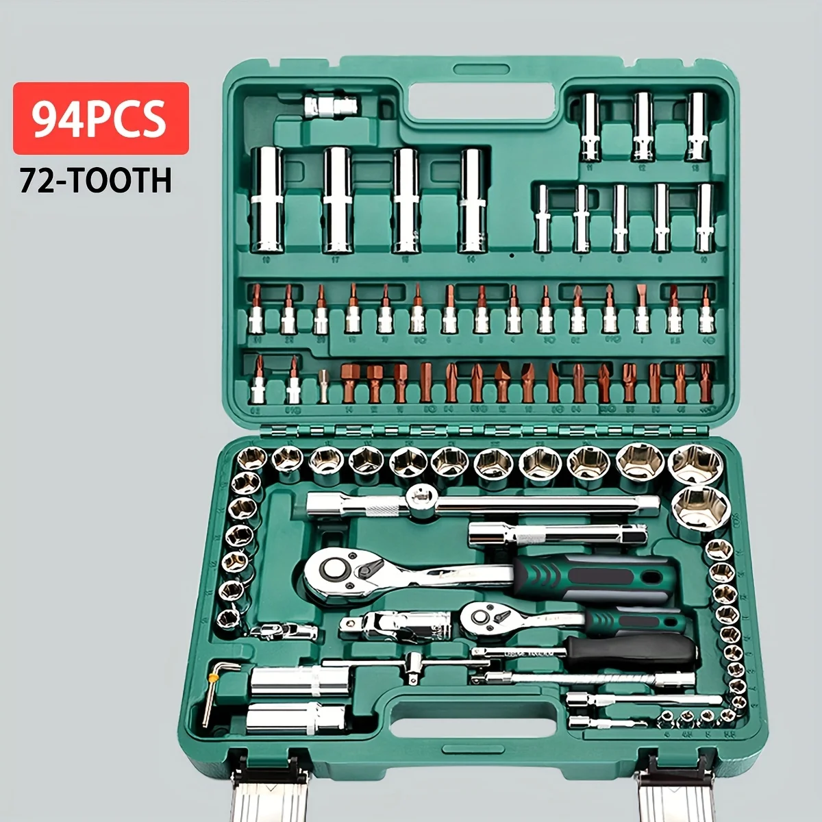 94 Kit manuale meccanico Set di cacciaviti con manicotto per chiave a cricchetto 1/2 1/4