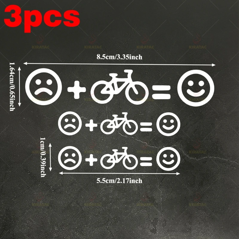 크리 에이 티브 자전거 비닐 스티커, 3Pcs 1Set - Mountain Biking History 리뷰 및 가격