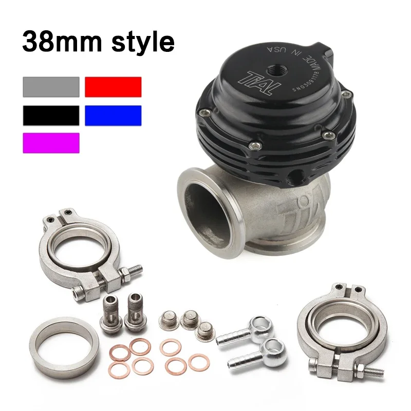 

Universal 38mm External Wastegate V-Band Flanged Turbo Waste Gate For Supercharge Turbo Manifold With Logo MV-S 38mm Wastegate