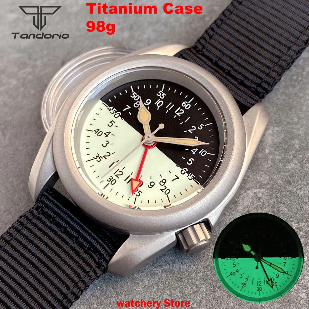 40mm T2 Titanium 3.8 SKX Mod Sandblast NH34 GMT Mechanical Men Watch Vintage 200m Waterproof NH34A Lume Clock Sapphire Glass