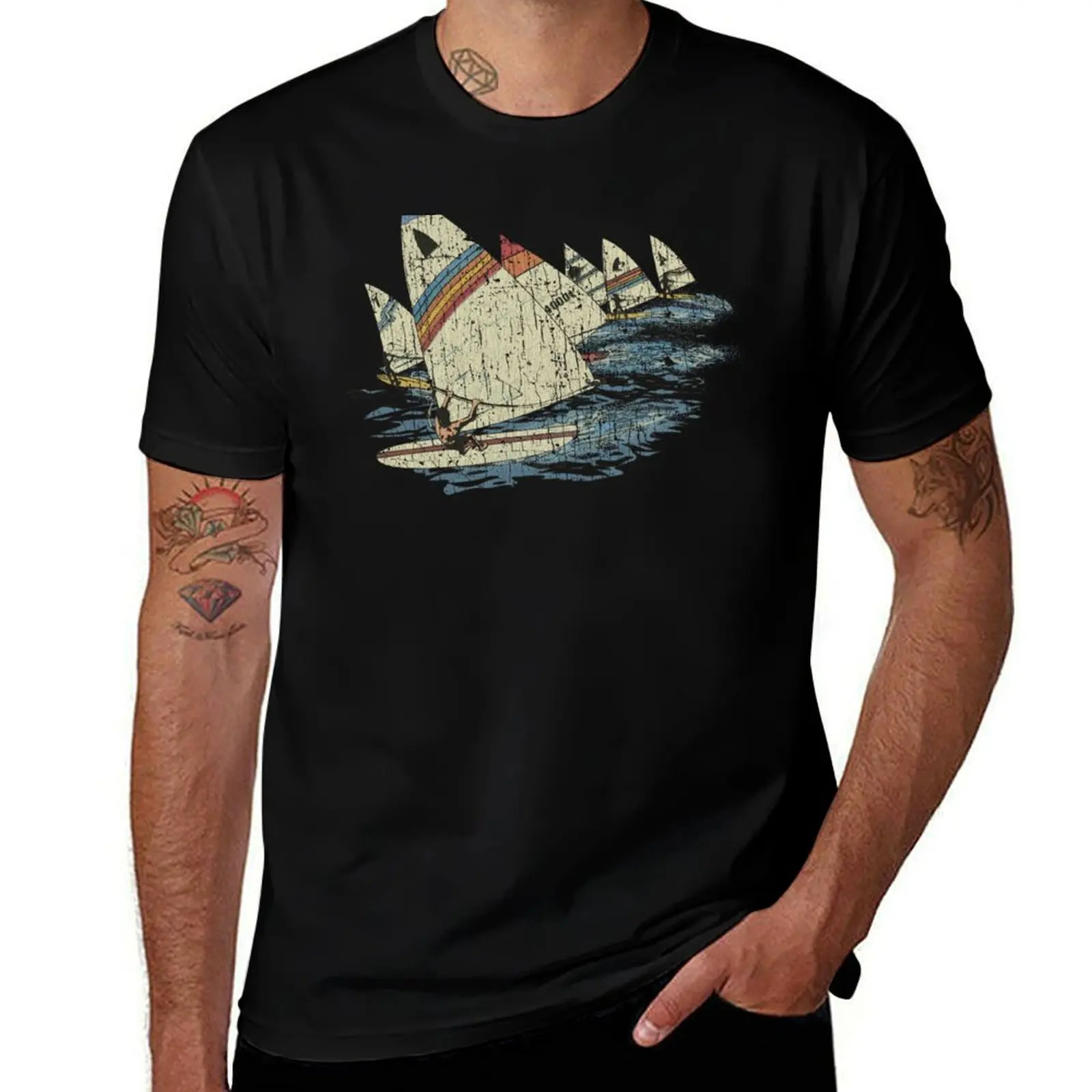 Windsurfing Challenge 1987 T-Shirt Holiday Simple Tee Shirt T-Shirt
